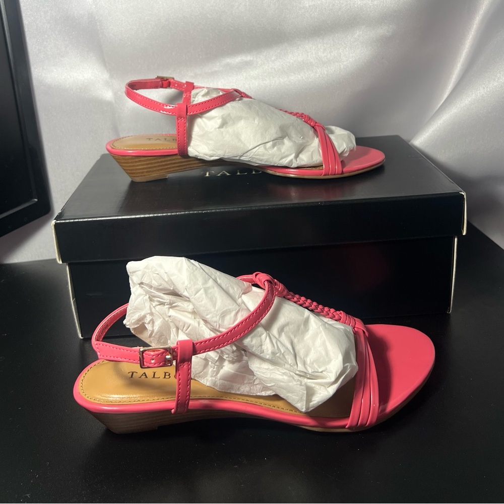 TALBOTS Cherry Sorbet Sandals